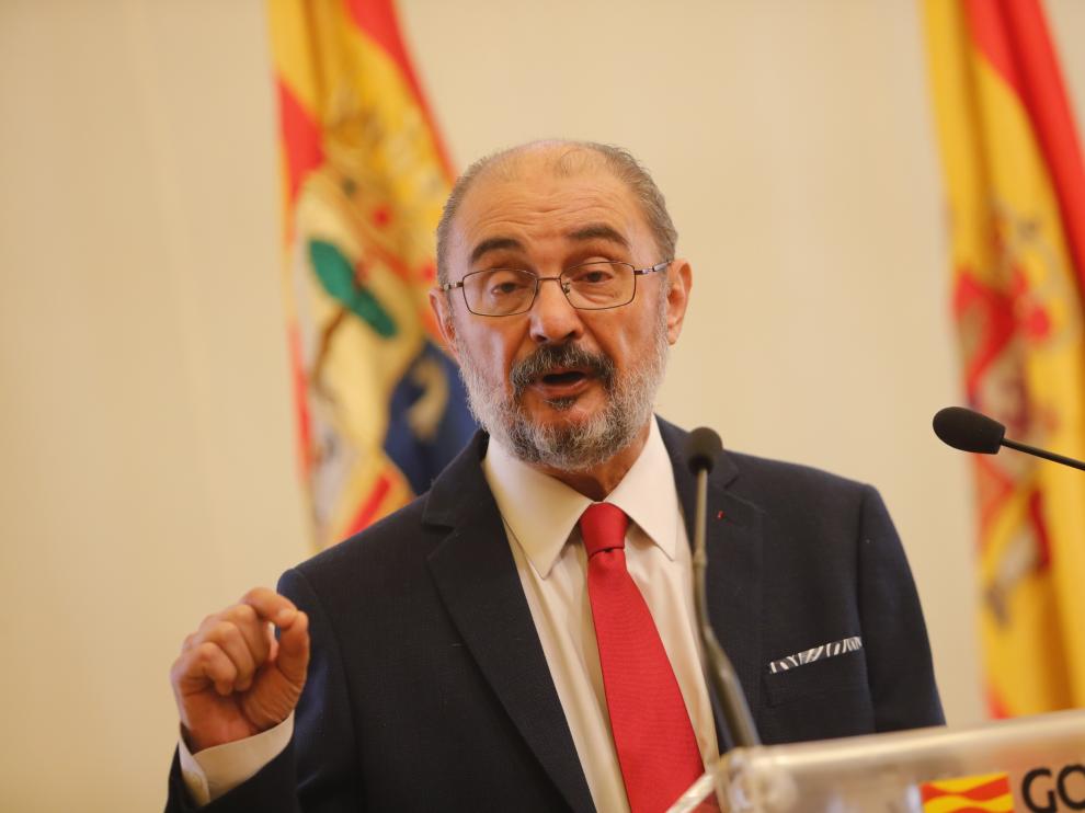 Javier Lambán, presidente de Aragón.