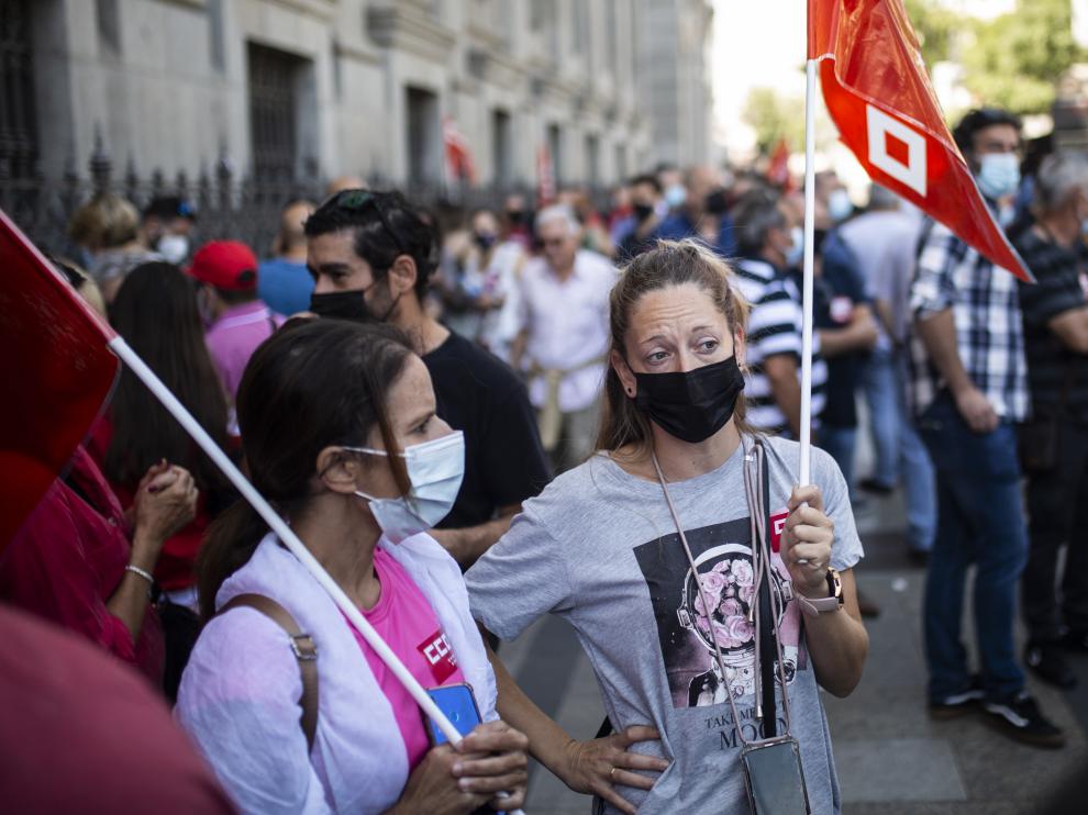 Protesta de los sindicatos