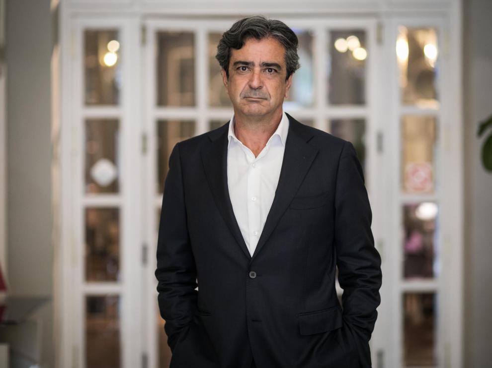 Carlos Relancio, en una reciente visita a Zaragoza.