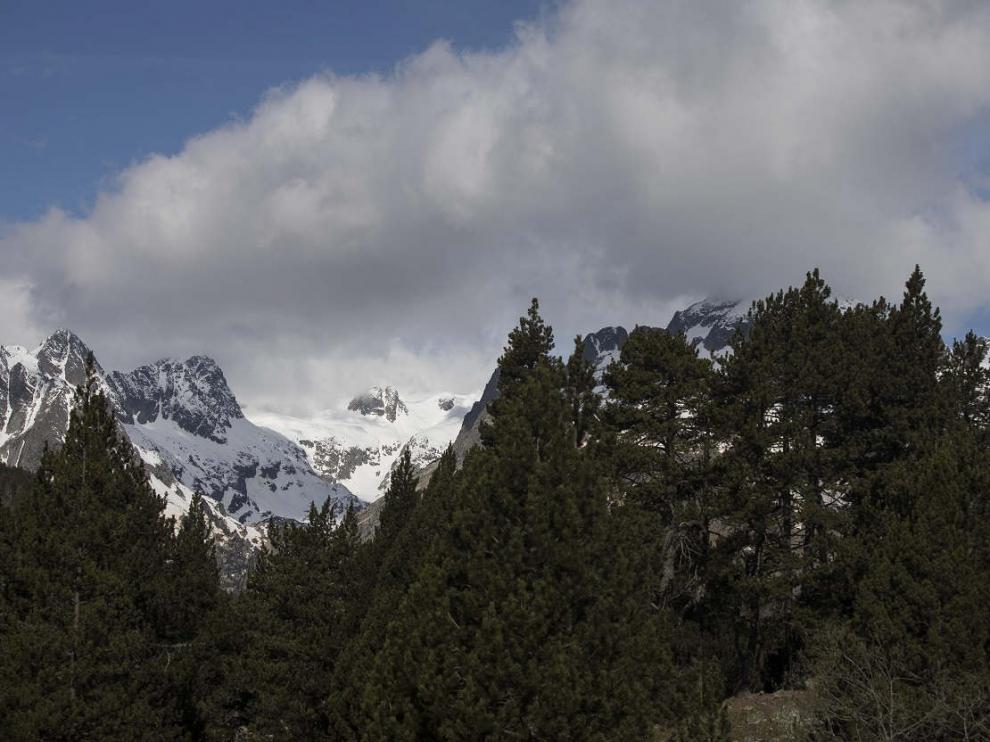 Vistas del valle de Benasque en junio de 2021.