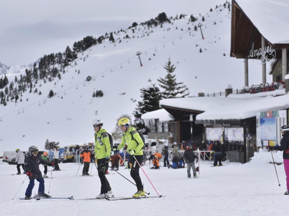 Instalaciones de la estación de esquí de Formigal.