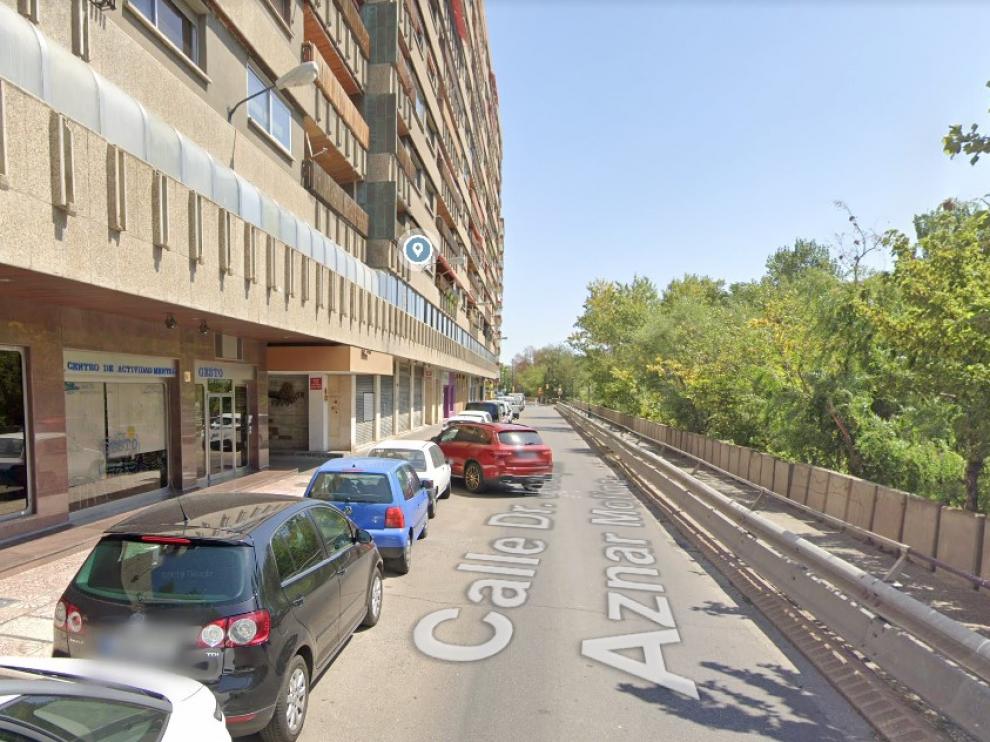 Calle Doctor Aznar Molina, en Zaragoza.