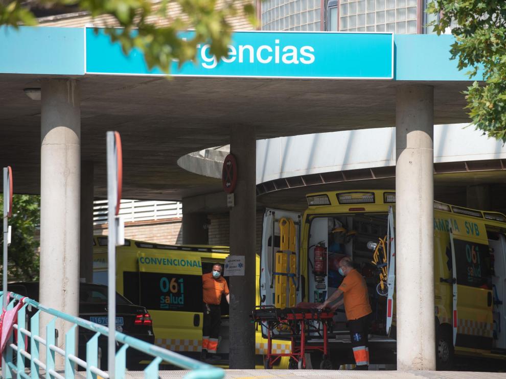 Exterior de las urgencias del Clínico de Zaragoza