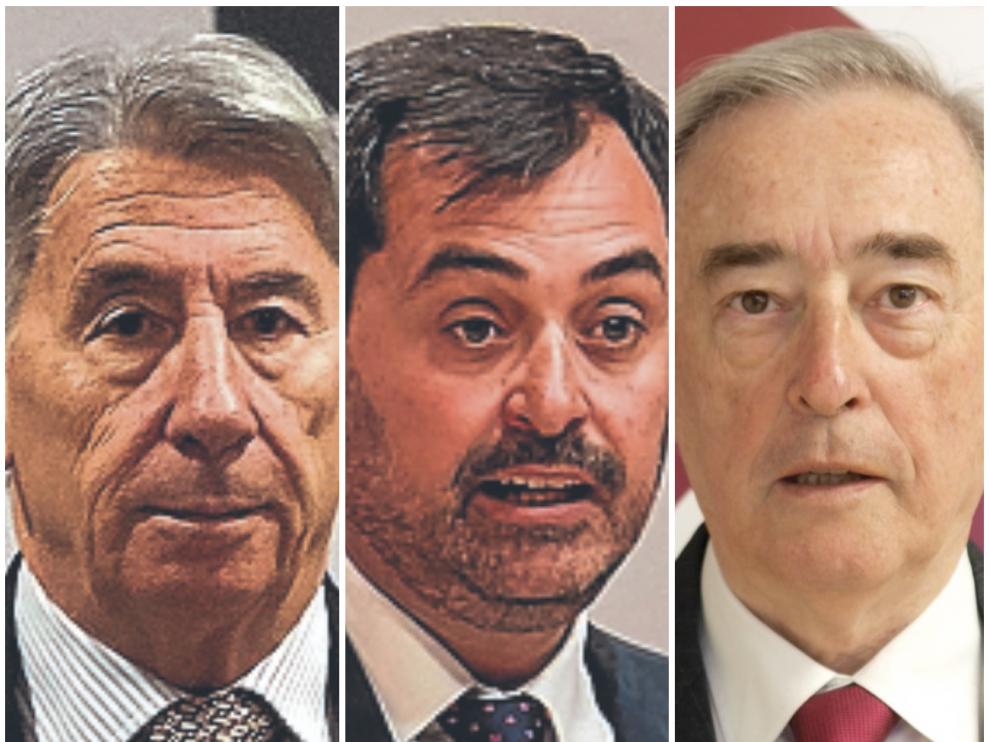 Desde la izquierda, López de Hita, Mur y Ferrer.
