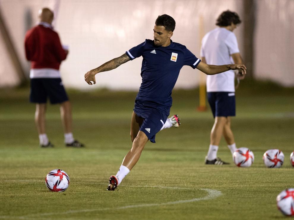 Entrenamiento de la selección española