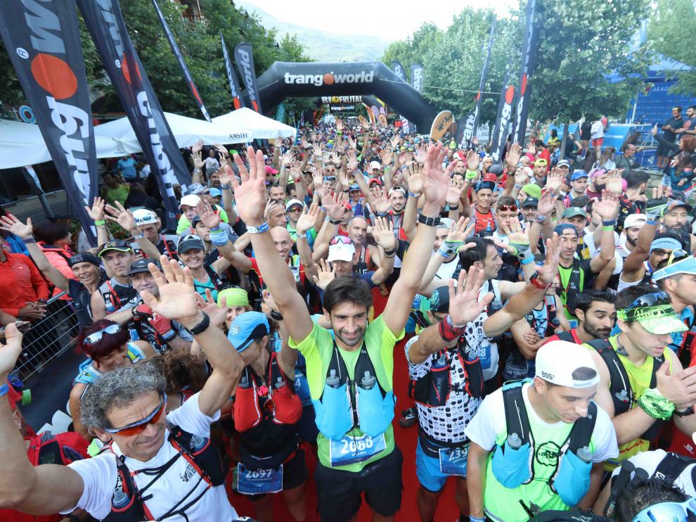 Imagen de archivo de la salida del Maratón de las Tucas en el Gran Trail Aneto Posets.
