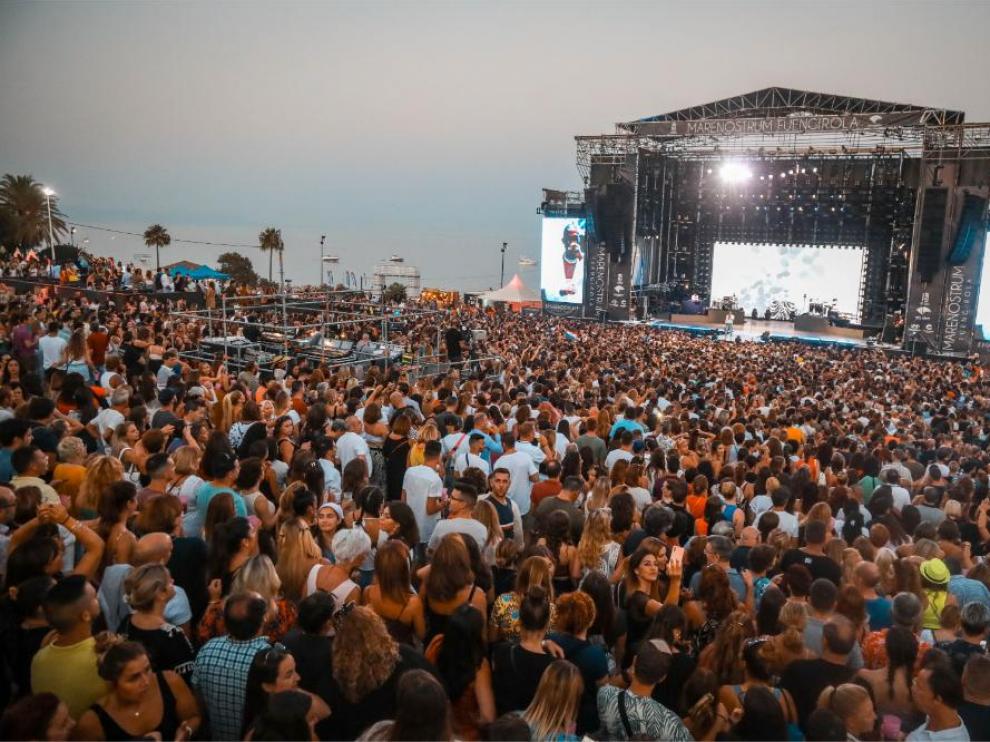 Imagen de archivo de un concierto organizado por Marenostrum Fuengirola.