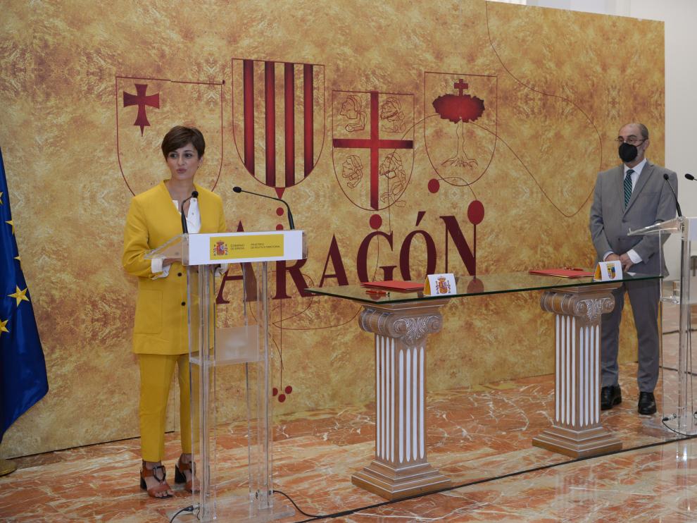 Visita de la ministra de Política Territorial a Teruel