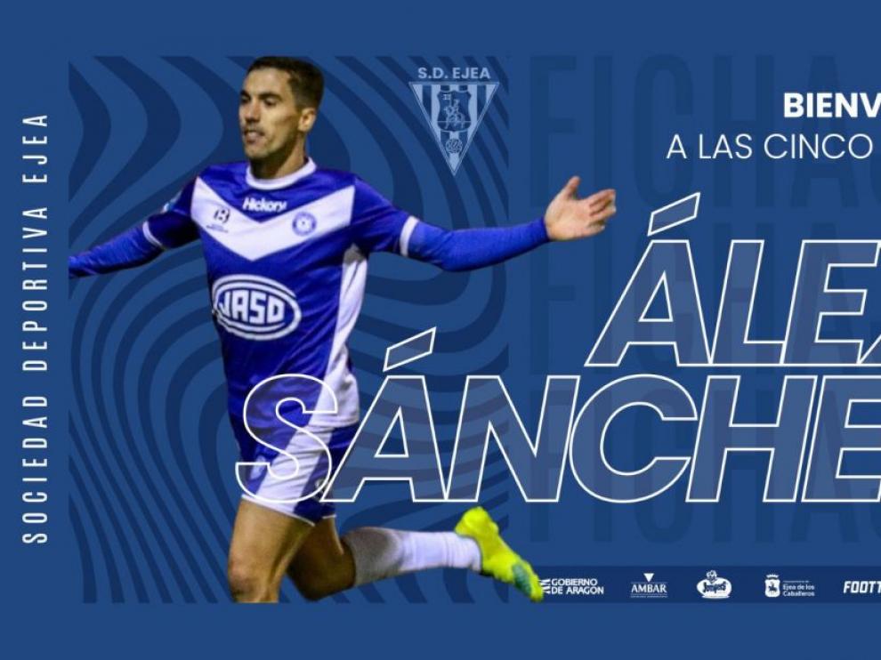 Álex Sánchez, nuevo jugador del Ejea.