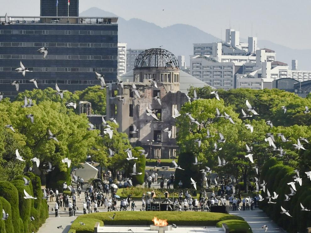 Homenaje en Hiroshima a los fallecidos por la bomba atómica