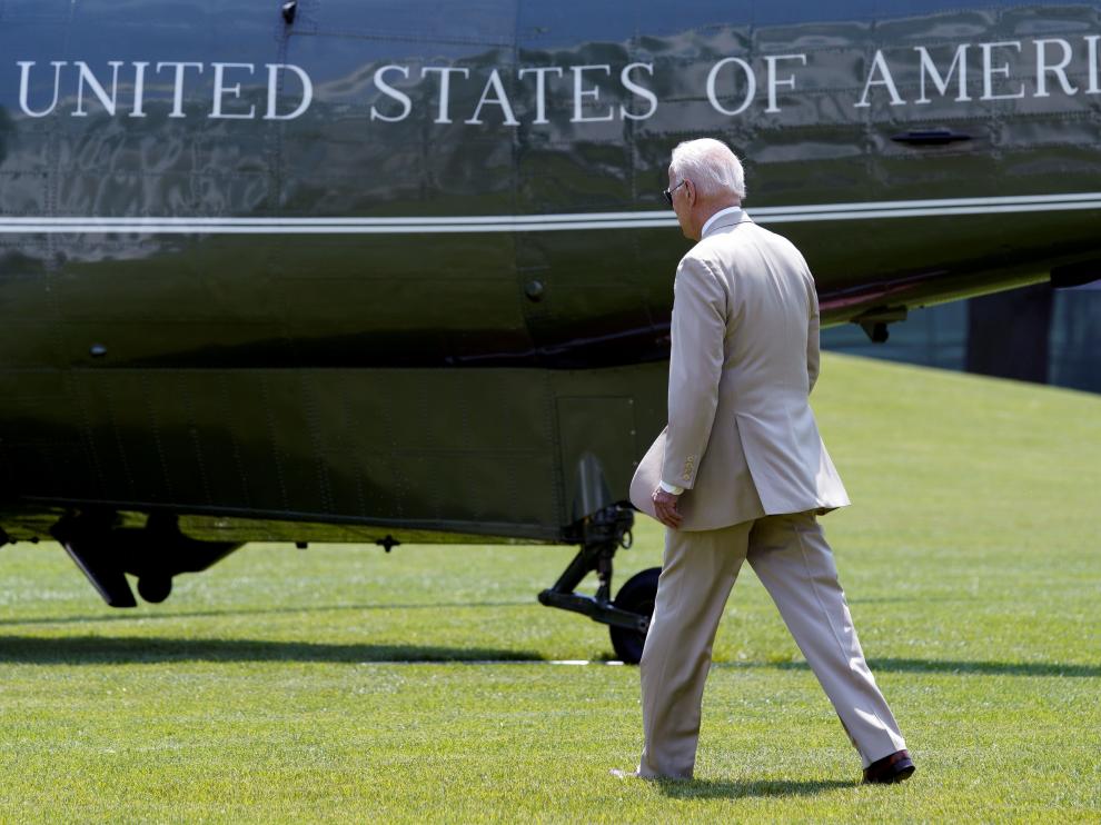 Joe Biden departs to Delaware from Washington, DC