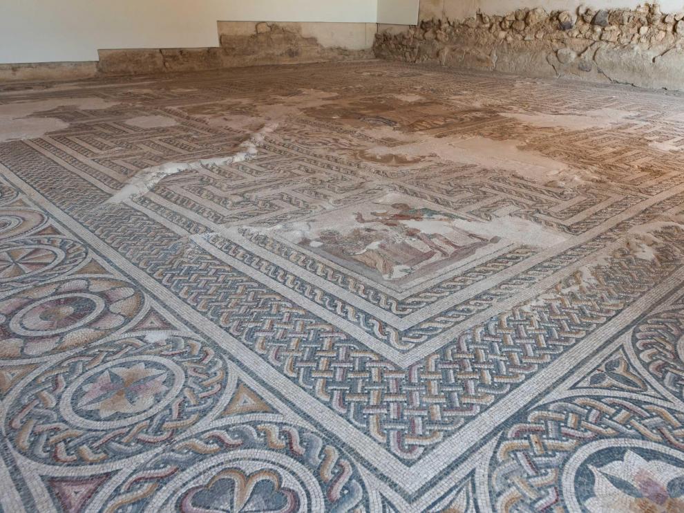 Foto de la villa romana de La Malena en Azuara
