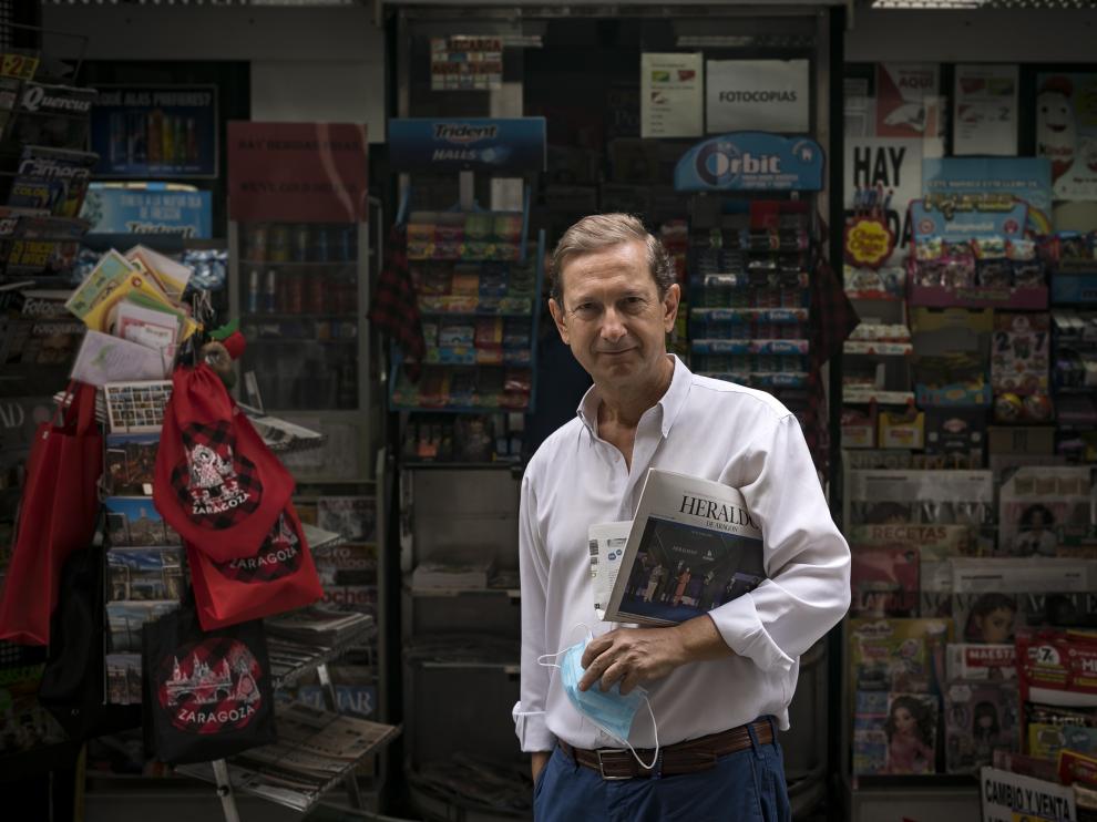 El bibliófilo y escritor José Luis Melero, colaborador de HERALDO, pronunció un divertido y literario pregón, salpicado de homenajes a clásicos y contemporáneos