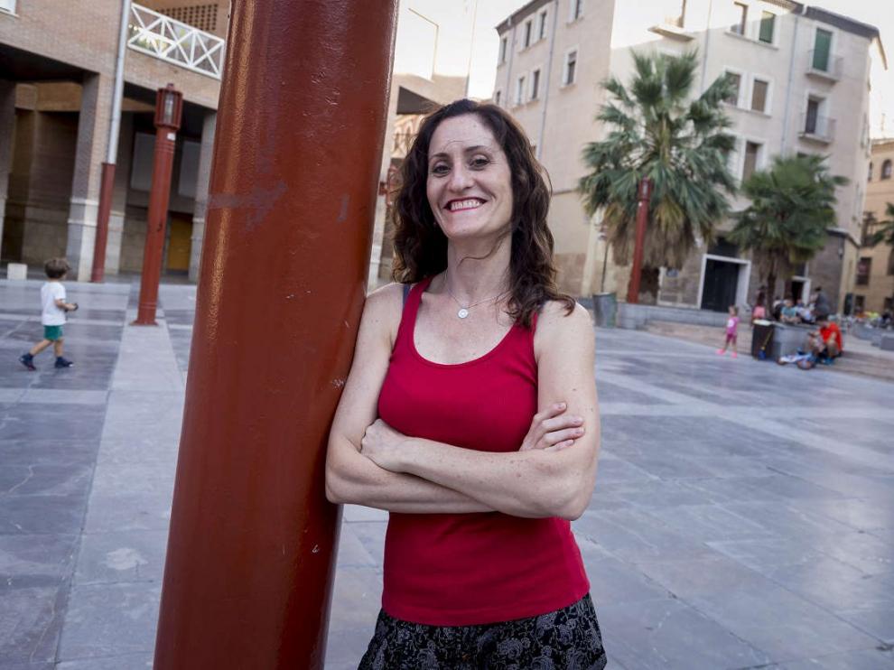 La actriz Laura Gómez-Lacueva, Premio Talento Aragonés del Festival de Cine de Comedia Tarazona
