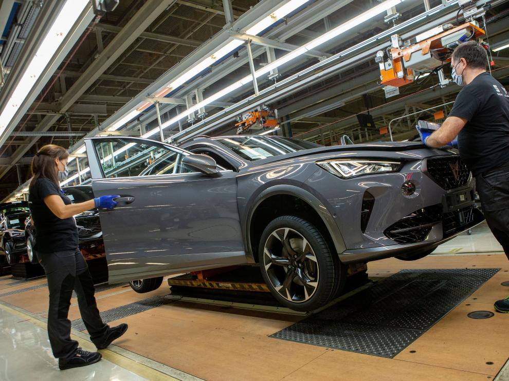 Imagen de la fábrica de Seat en Martorell.