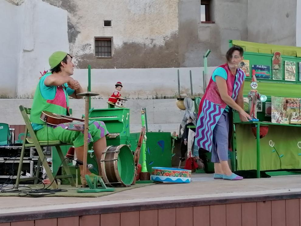 Imagen de archivo de una actuación del año pasado en las fiestas de San Bartolomé.