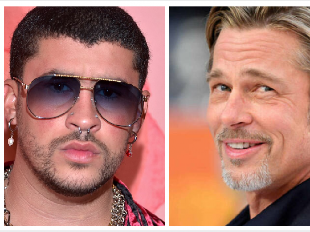 Bad Bunny y Brad Pitt