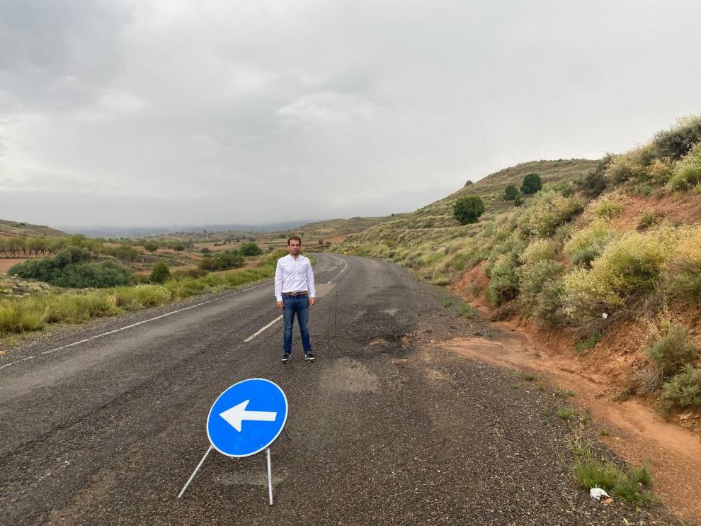 Aranda, en la carretera que une Castralvo y Aldehuela.