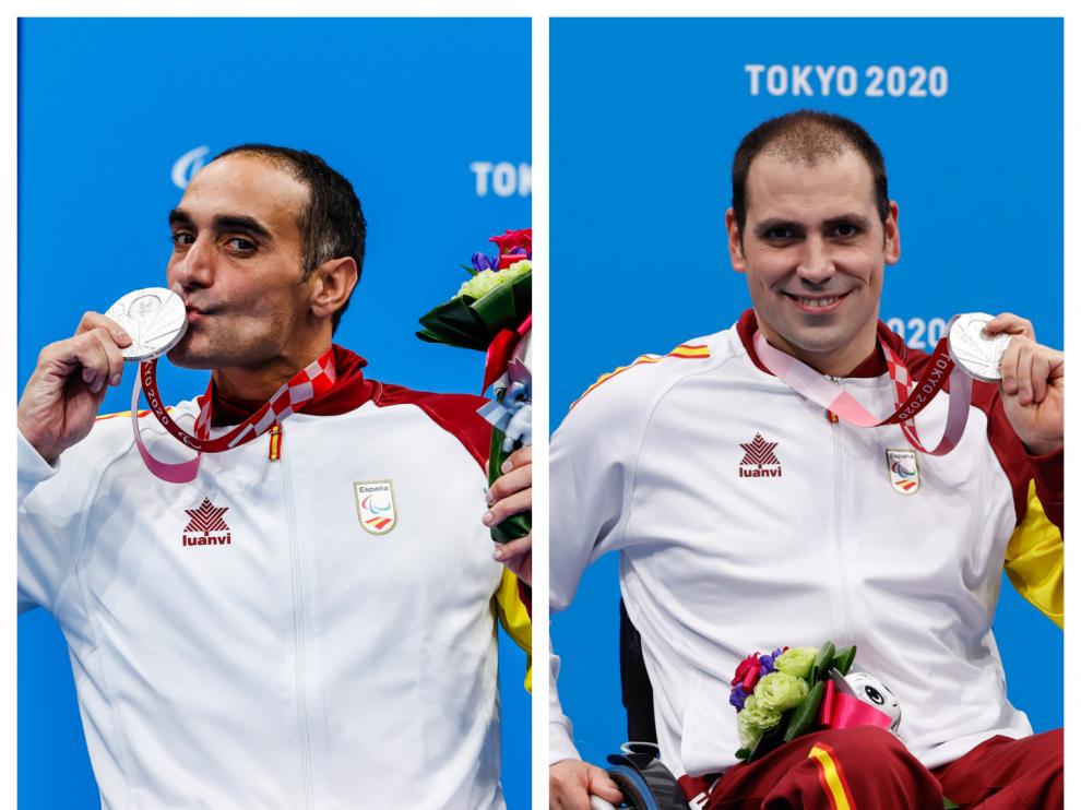 Miguel Luque y Toni Ponce, platas en natación en los Juegos de Tokio