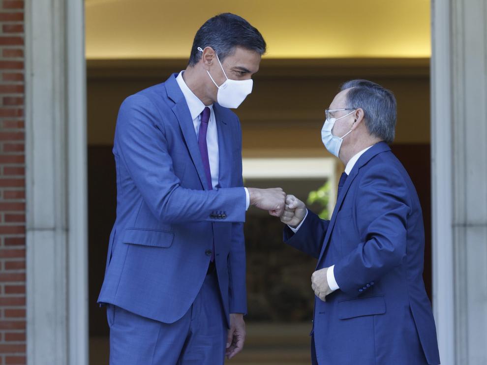 Pedro Sánchez y el presidente de Ceuta