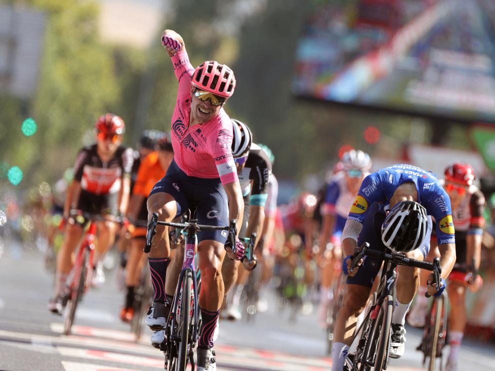 El danés Magnus Cort Nielsen, vencedor de la duodécima etapa de la Vuelta
