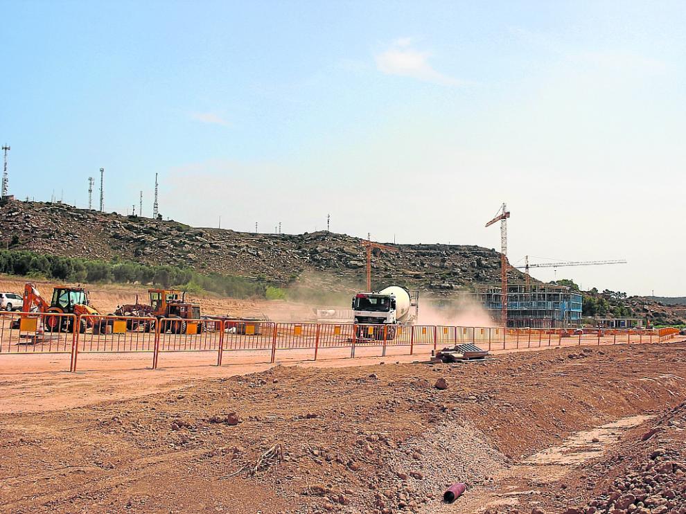 Estado de las obras del nuevo hospital de Alcañiz
