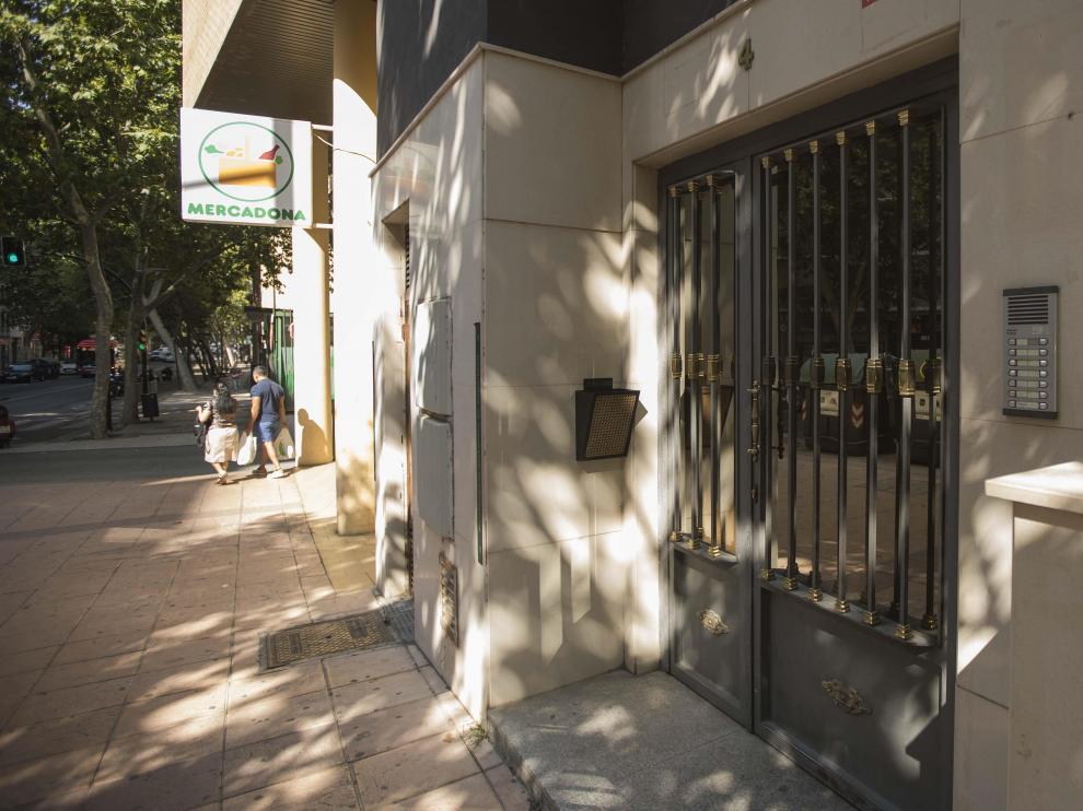 La gestoría en la que presuntamente se urdió la trama se encontraba en la calle Sobrarbe, 4.