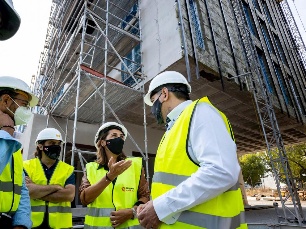 Obras de las viviendas de Fray Luis Urbano
