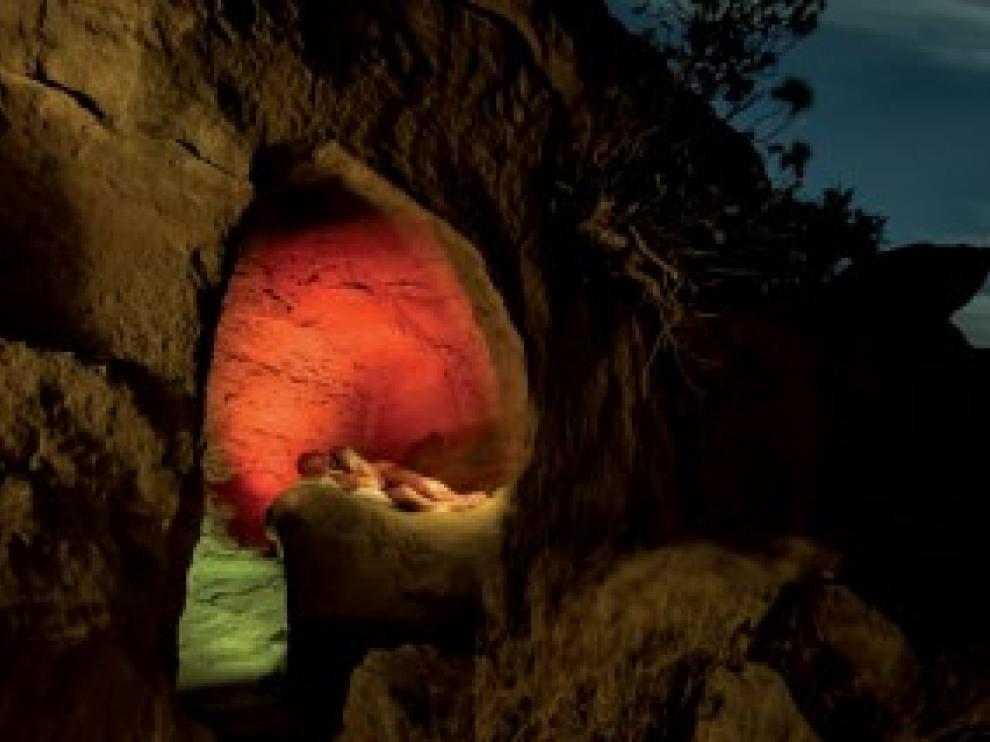 Origen, obra que conforma la exposición 'Monegros, del ocaso al alba'.