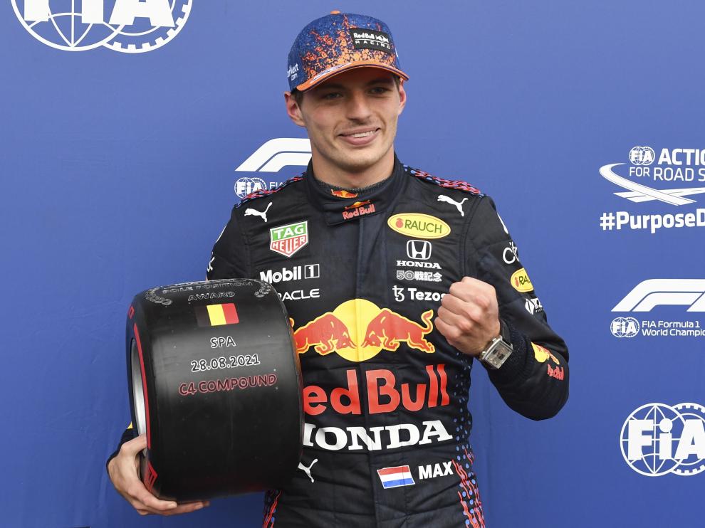 Verstappen, en el Gran Premio de Bélgica.