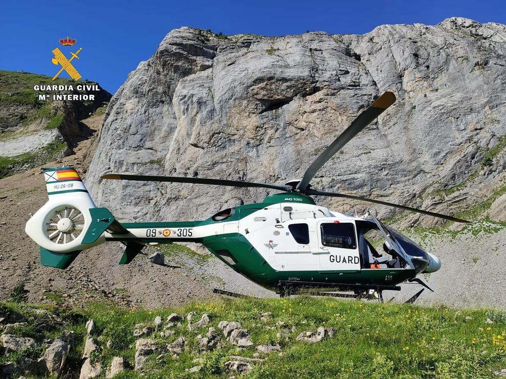 Helicóptero de la Guardia Civil.