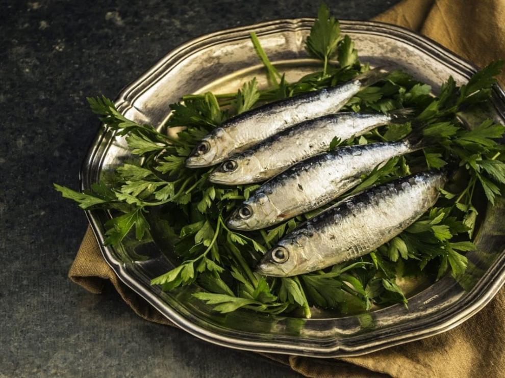Las sardinas, alimento rico en calcio.