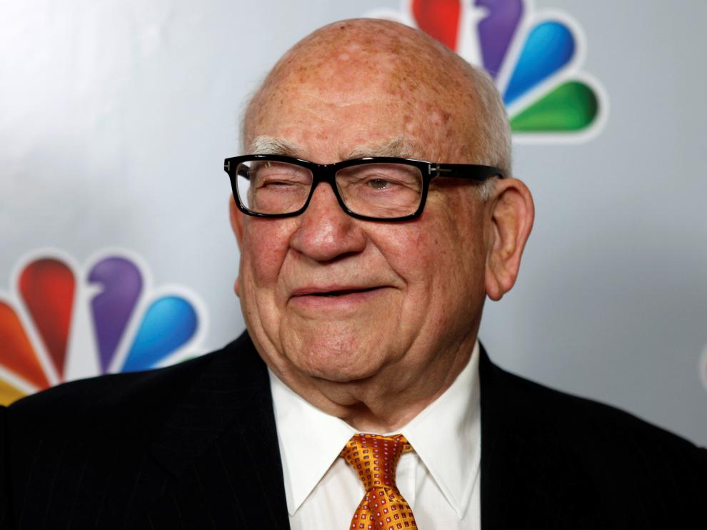 FILE PHOTO: Ed Asner arrives for the taping of "Betty White's 90th Birthday: A Tribute to America's Golden Girl" in Los Angeles