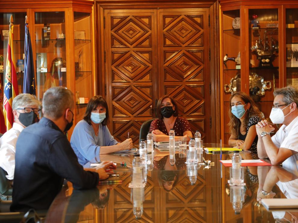 Junta de portavoces extraordinaria sobre las Fiestas del Pilar en el Ayuntamiento