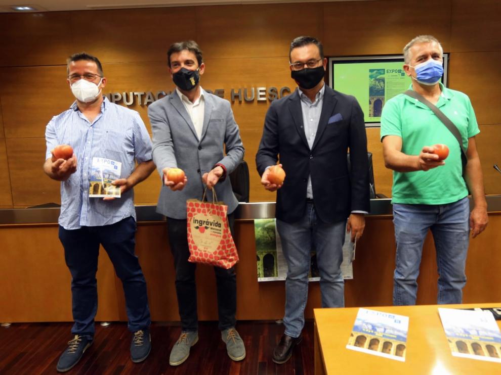 Presentación de la Expoferia de Sobrarbe 2021, que promocionará la manzana de montaña.