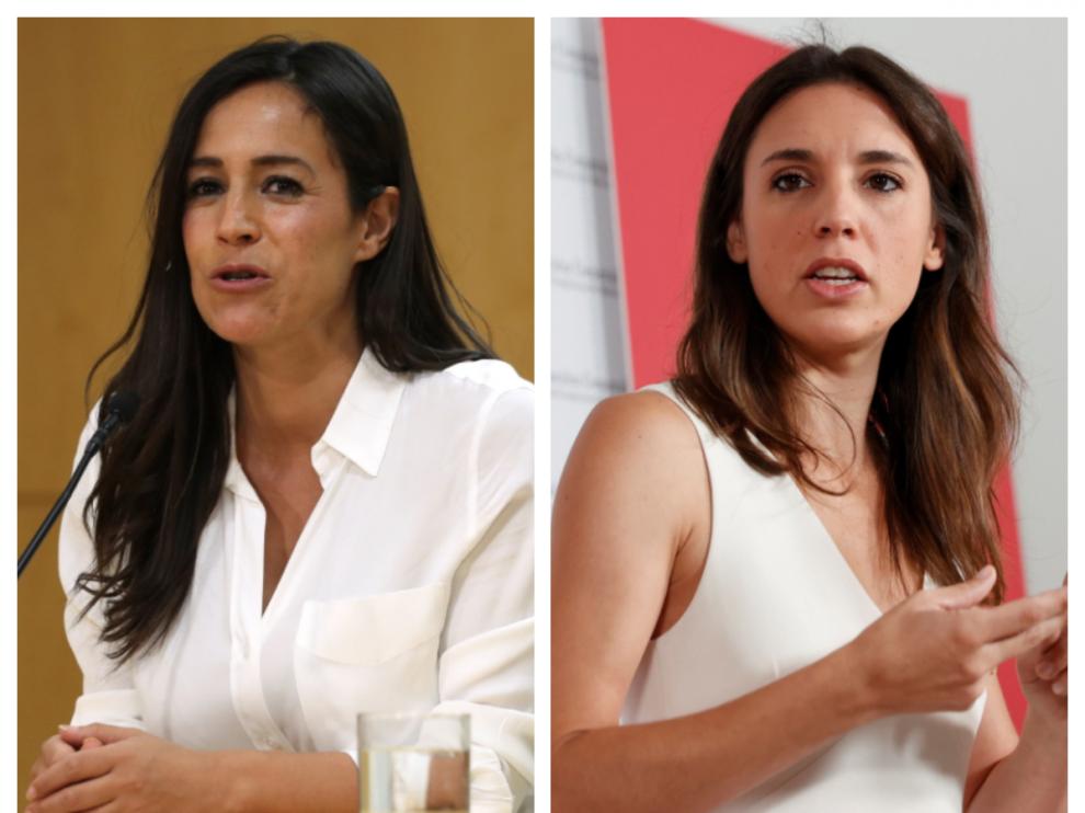 Begoña Villacís e Irene Montero.
