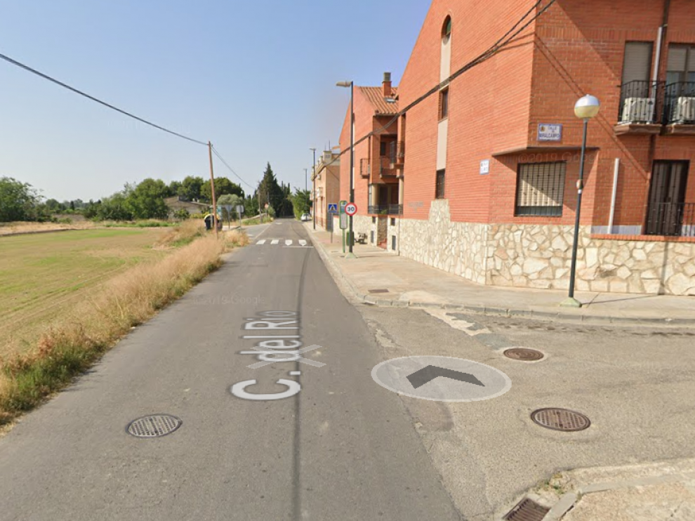 Calle del Río en San Juan de Monzarrifar
