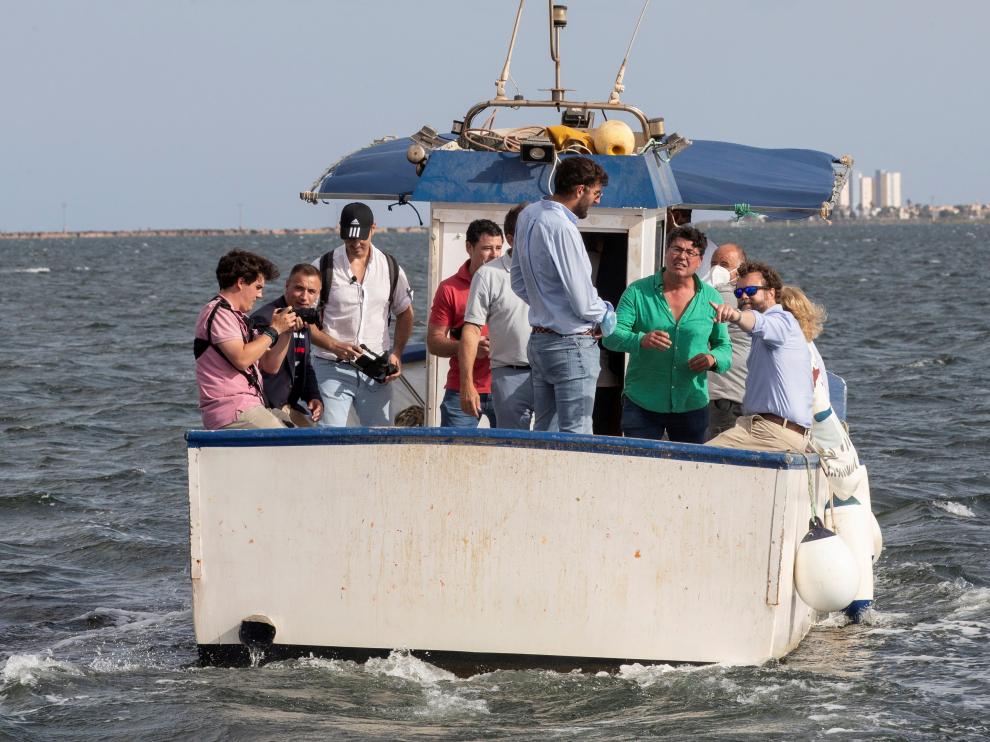 Iván Espinosa de los Monteros visita Mar Menor