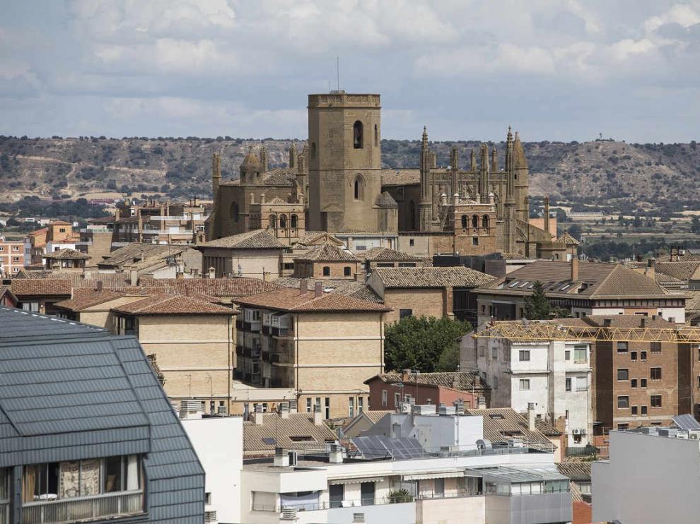Vista de la ciudad de Huesca.