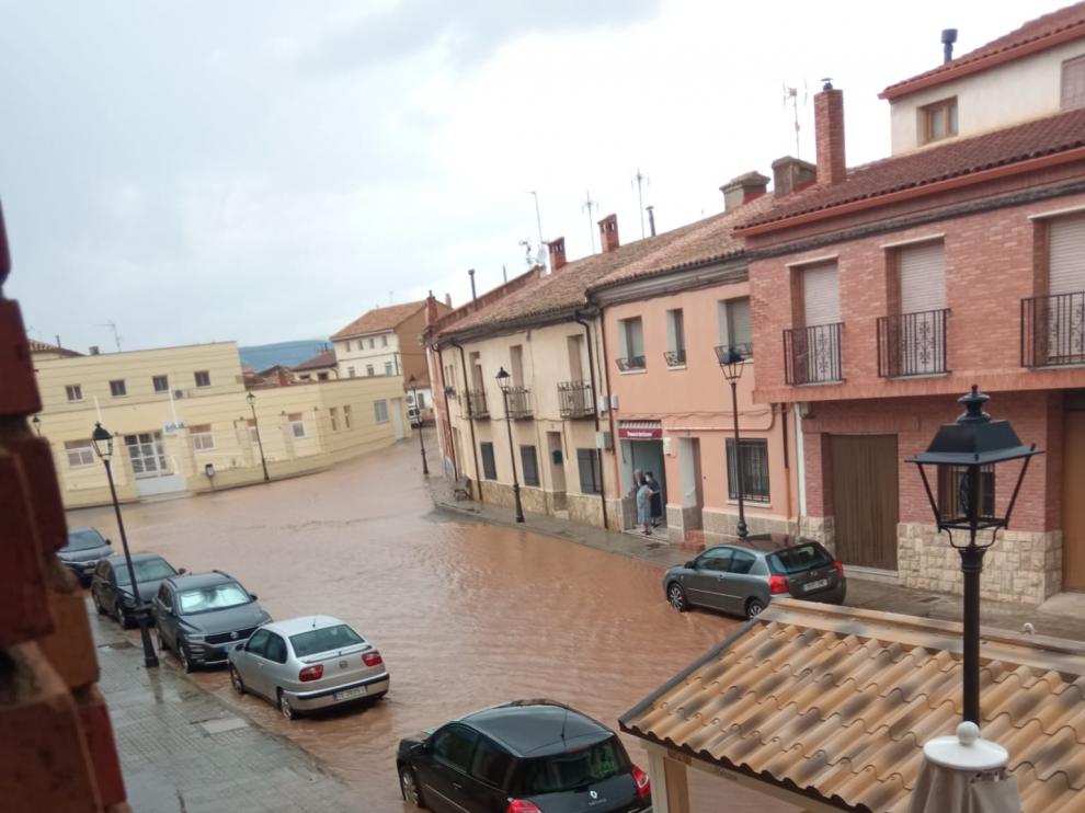 Así ha quedado el barrio Verde de Santa Eulalia tras la tormenta