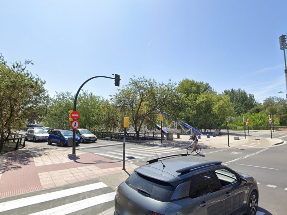 El atropello se produjo en un paso de cebra de la avenida Puente del Pilar de Zaragoza.