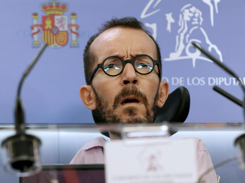 Rueda de prensa de Pablo Echenique