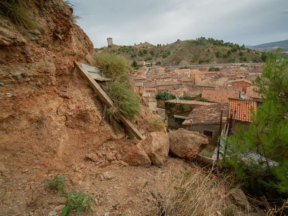 Desprendimientos de la muralla de Daroca