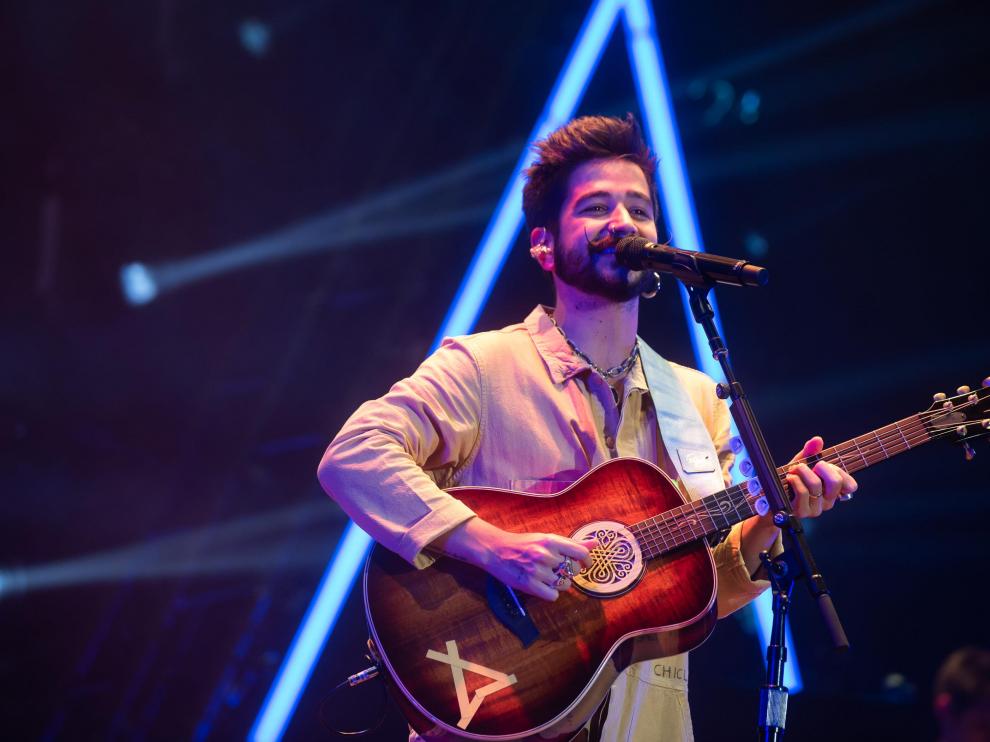 Camilo conectó con el público con sus canciones y con su naturalidad.