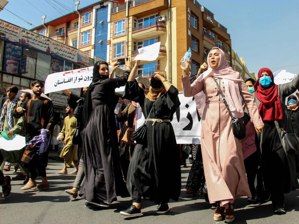Protesta en Kabul