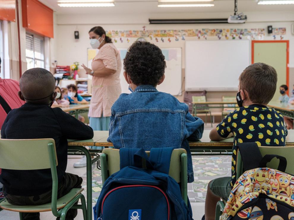 Regreso a las aulas este lunes en La Rioja, una de las primeras comunidades en comenzar el curso escolar.