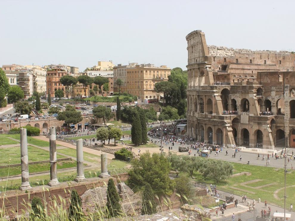 Foto de archivo del Coliseo romano