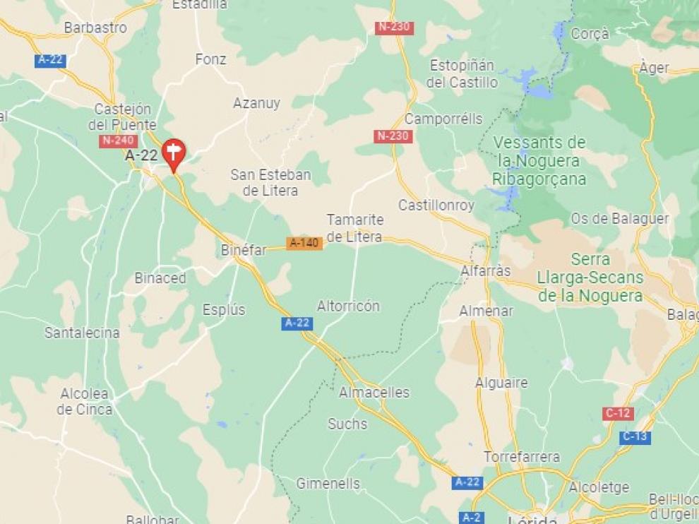 El vecino de Barbastro fue interceptado en la A-22 en el término municipal de Lérida.