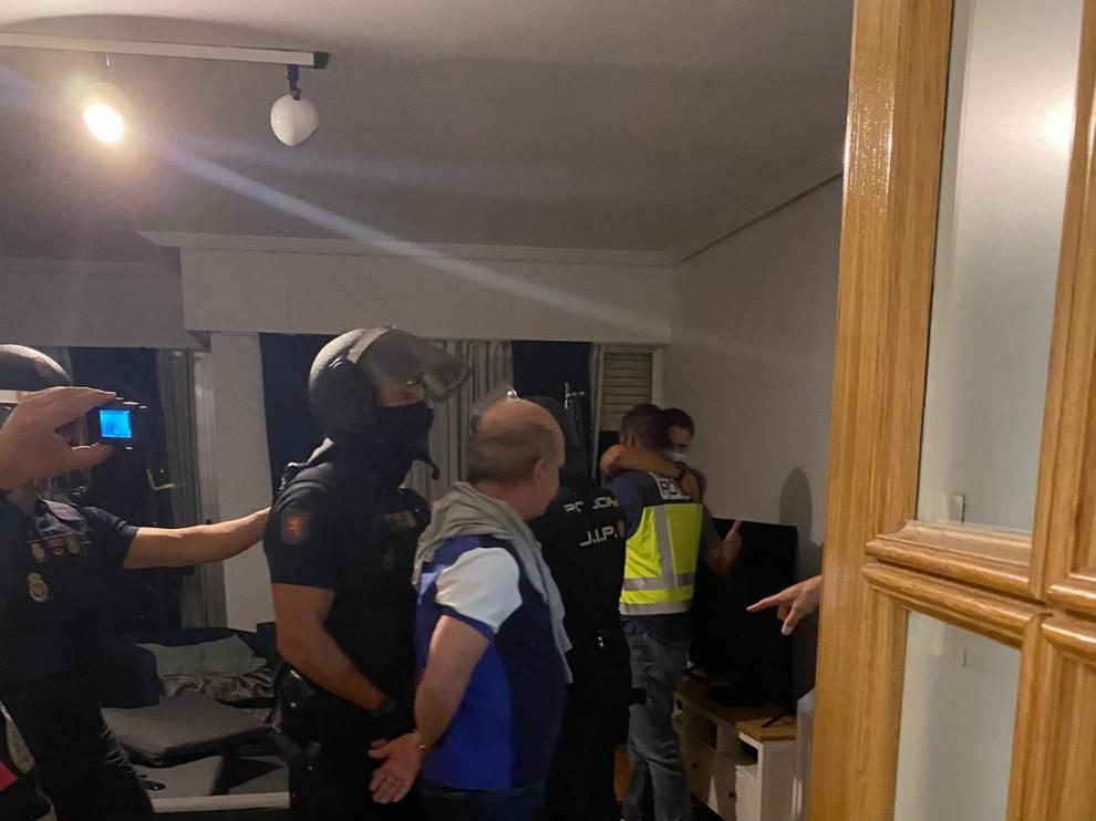 Momento de la detención de Hugo Carvajal