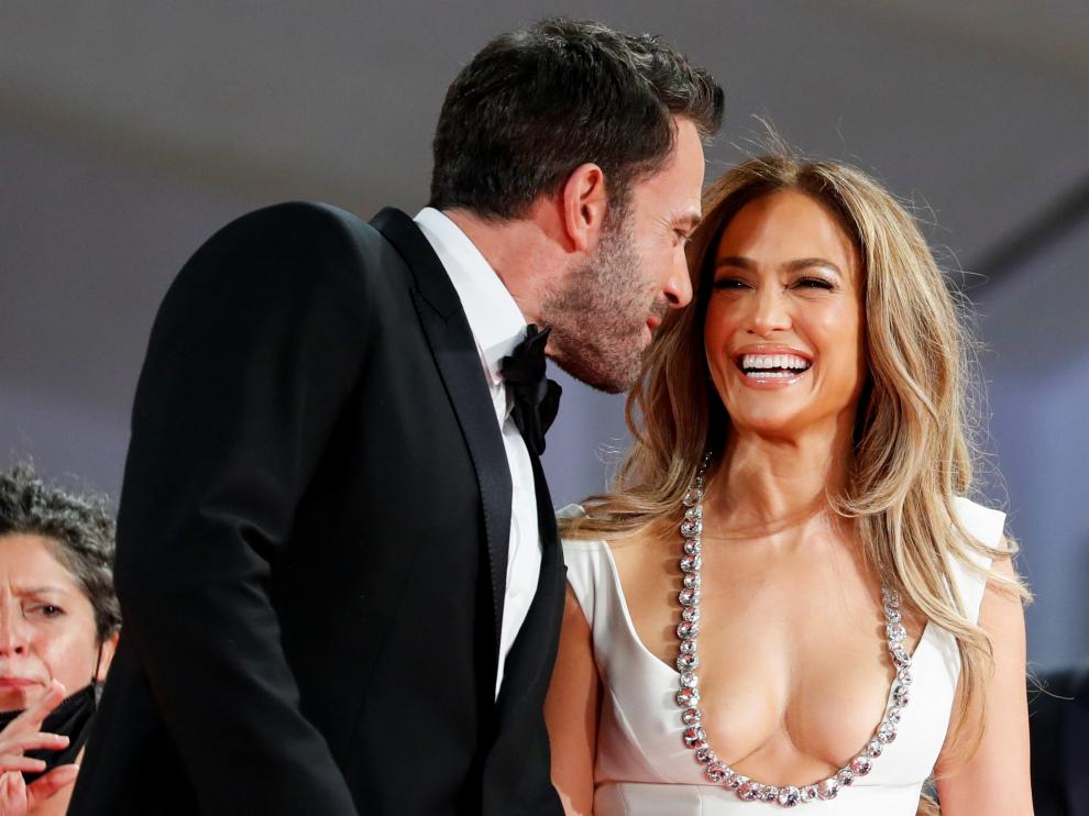 Ben Affleck y Jennifer Lopez, juntos en la alfombra roja de Venecia